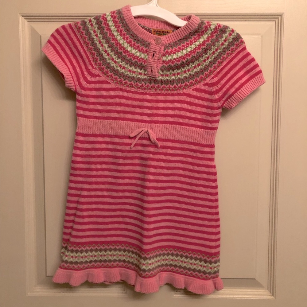 Girls Size 4 Spring Knit Dress